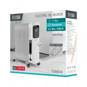 Ηλεκτρική Θερμάστρα Λαδιού TEESA 2500W με οθόνη LCD & τηλεχειριστήριο-1100