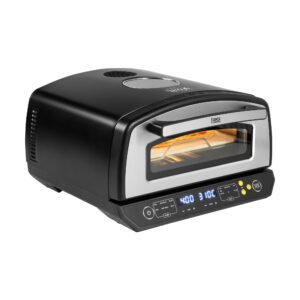 Teesa φούρνος πίτσας 2200W, 450°C, 2 θερμαντικά στοιχεία, παράθυρο, LED, 33cm, διάφορα προγράμματα ψησίματος SUPREME ELITE