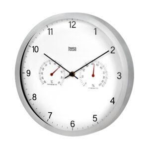 Teesa ρολόι τοίχου 30cm με θερμόμετρο και υγρασιόμετρο TSA0049
